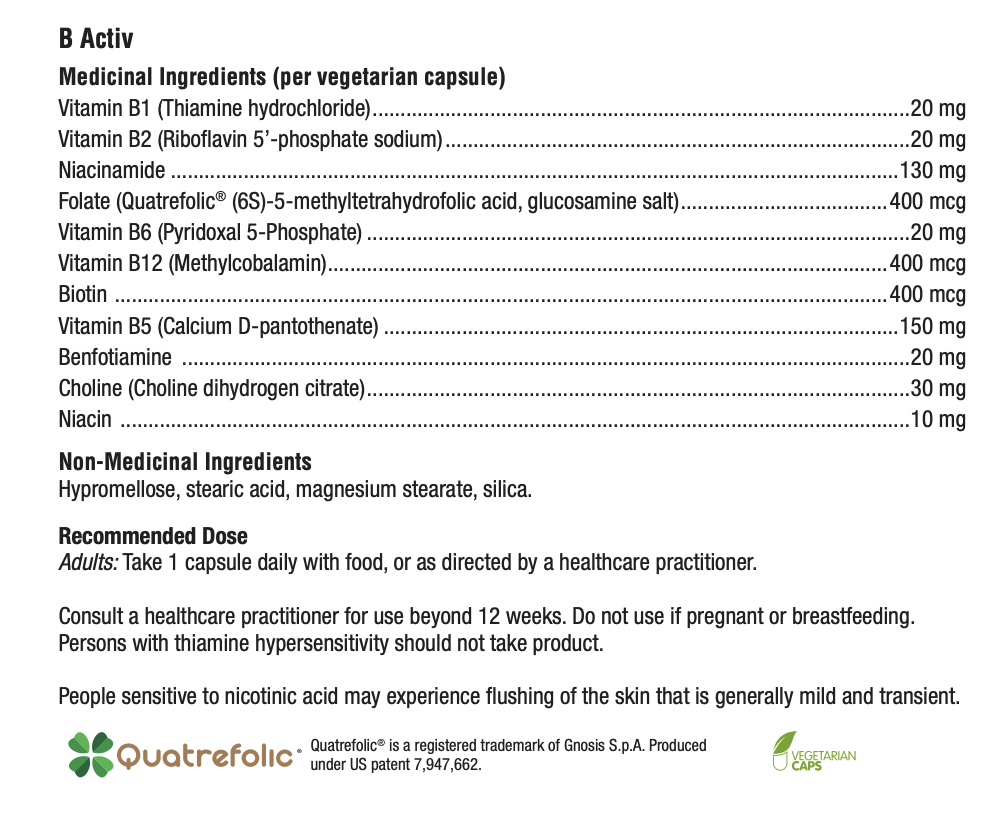 B Activ - Vitepro
